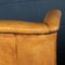 20th Century Dutch Sheepskin Leather Wingback Chairs, Set of 2, Imagen 11