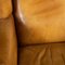 20th Century Dutch Sheepskin Leather Wingback Chairs, Set of 2, Imagen 14