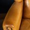 20th Century Dutch Sheepskin Leather Wingback Chairs, Set of 2, Immagine 15