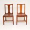 Art Deco Solid Mahogany Side Chairs, 1937, Set of 2 11