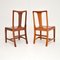 Art Deco Solid Mahogany Side Chairs, 1937, Set of 2, Image 7