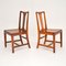 Art Deco Solid Mahogany Side Chairs, 1937, Set of 2 3