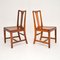 Art Deco Solid Mahogany Side Chairs, 1937, Set of 2, Image 3