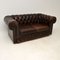 Antique Victorian Style Leather Chesterfield Sofa, Image 2