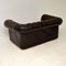 Antique Victorian Style Leather Chesterfield Sofa 11