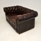 Antique Victorian Style Leather Chesterfield Sofa, Image 3