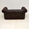 Antique Victorian Style Leather Chesterfield Sofa 12