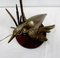 Great Brass Heron Table Lamp, 1970s, Image 13