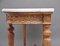 18th Century Pine and Marble Console Tables, Set of 2 7