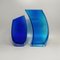 Blue Vases in Murano Glass, Italy, 1970s, Set of 2 2