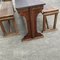 Convent Table and Benches, Set of 3 17