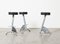 Platform Bar Stools by Maurizio Peregalli for Zeus Noto Italy, 1980s, Set of 3 2