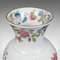 Antique English Decorative Ceramic Baluster Posy Vase and Flower Urn, 1920s 8