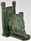 Art Deco Bronze Lamassu Bookends by C. Charles, 1930, Set of 2, Immagine 4