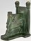 Art Deco Bronze Lamassu Bookends by C. Charles, 1930, Set of 2, Immagine 9