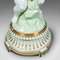 Antique Victorian English Cherub Compote Dish and Grape Bowl with Decorative Putti, Imagen 12