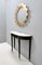 Mid-Century Walnut and Carrara Marble Console Table Attributed to Paolo Buffa, Imagen 3