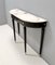 Mid-Century Walnut and Carrara Marble Console Table Attributed to Paolo Buffa 10