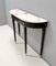 Mid-Century Walnut and Carrara Marble Console Table Attributed to Paolo Buffa, Imagen 10