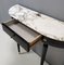 Mid-Century Walnut and Carrara Marble Console Table Attributed to Paolo Buffa 13