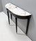 Mid-Century Walnut and Carrara Marble Console Table Attributed to Paolo Buffa 11