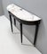 Mid-Century Walnut and Carrara Marble Console Table Attributed to Paolo Buffa, Immagine 11