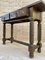 Early 20th Century Spanish Carved Walnut Console Table with Turned Legs, Image 14