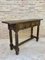 Early 20th Century Spanish Carved Walnut Console Table with Turned Legs 2