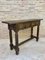 Early 20th Century Spanish Carved Walnut Console Table with Turned Legs, Imagen 2