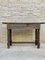 Early 20th Century Spanish Carved Walnut Console Table with Turned Legs, Image 11