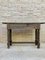 Early 20th Century Spanish Carved Walnut Console Table with Turned Legs, Imagen 11