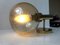 Scandinavian Brass & Bubble Glass Globe Sconce from Vitrika, 1970s, Image 5