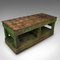 Large Victorian English Factory Mill Table in Pine, 1900s, Image 7