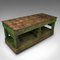 Large Victorian English Factory Mill Table in Pine, 1900s, Imagen 7