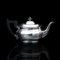Vintage English Art Deco Silver-Plated Tea Set, Set of 3, Image 2