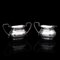 Vintage English Art Deco Silver-Plated Tea Set, Set of 3 8