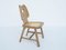 French Chair in Solid Carved Wood and Vienna Straw in the Style of Jean Royère, Image 5