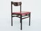 Mahogany Bentwood Chairs Attributed to Gianfranco Frattini for Dassi, Set of 6 1