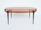 Oval Table or Desk with Suspended Top by Silvio Cavatorta, Italy, 1950s, Imagen 1