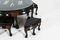 Chinese Black Lacquered Wood Coffee Table 5