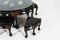 Chinese Black Lacquered Wood Coffee Table, Image 5