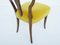 Art Deco Rabbit Chairs in New Yellow Velvet, Italy, 1940s, Set of 2 10