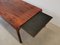 Scandinavian Coffee Table in Rosewood with Drawers, Image 7