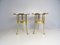 Art Nouveau Tables in Brass, Set of 2 1