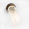 French White Opaline Milk Glass & Brass Pendant Lamp 4