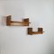 Modernist Oak Wall Shelves, 1960s, Set of 2 2