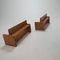 Modernist Oak Wall Shelves, 1960s, Set of 2, Image 5