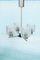 Mid-Century Chandelier with Glass Shades, Immagine 1