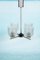Mid-Century Chandelier with Glass Shades 11