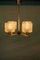 Mid-Century Chandelier with Glass Shades 8